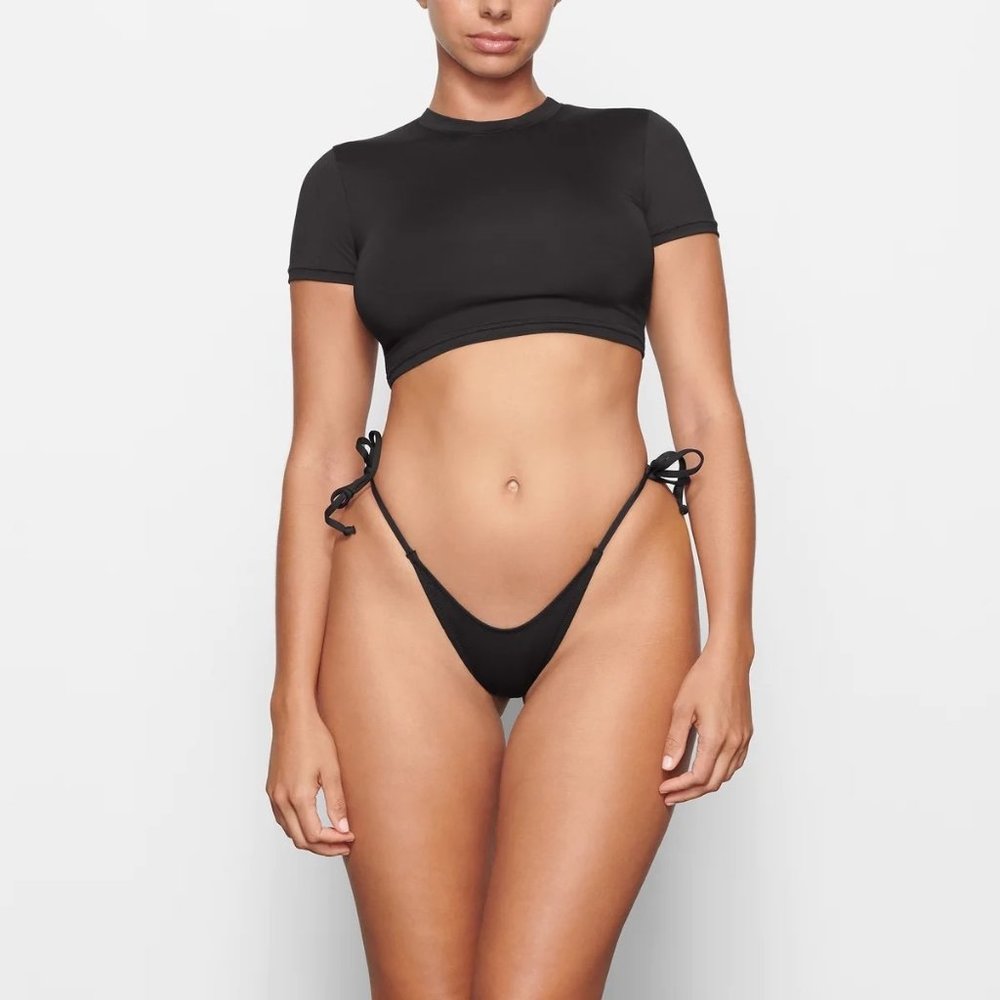 SKIMS Swim T-Shirt Onyx Womens 2X